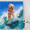 Pet-Lover Waterproof Shower Curtain