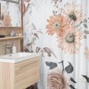 Pfirsich Sonnenblumen Florale Duschvorh¤nge for a Modern and Fresh Bathroom Decor