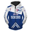 Philadelphia 76Ers 3D All-Over Print Zip Up Hoodie - Nhl Fan Gift