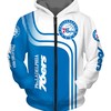 Philadelphia 76Ers 3D Zip-Up Hoodie For Fans