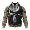 Philadelphia Eagles Camo Custom Name & Number 3D All Over Print Hoodie - Gifts For Fans 