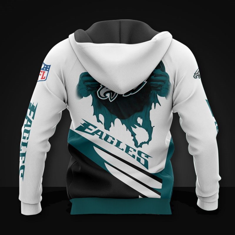 Philadelphia Eagles Cool Graphic 3D Hoodie - Official Nfl Merchandise