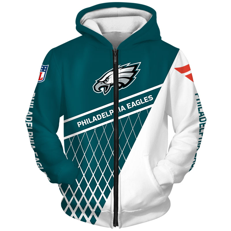 Philadelphia Eagles Zip Hoodie - Gifts For Fans