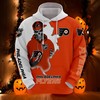 Philadelphia Flyers 3D Baseball Zip Hoodie - Official Mlb Merchandise 