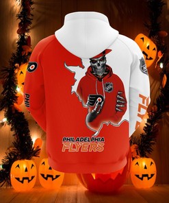 Philadelphia Flyers 3D Baseball Zip Hoodie - Official Mlb Merchandise