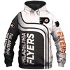 Philadelphia Flyers Hoodie Zip Hoodie Pullover - Official Nhl Merchandise 