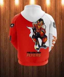 Philadelphia Flyers Zip Hoodie 3D - Official Nhl Merchandise