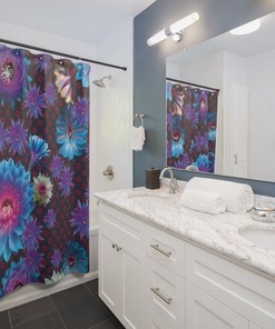 Phish Fan? Get The Fishman Donuts Floral Shower Curtain For A Fun Bathroom 