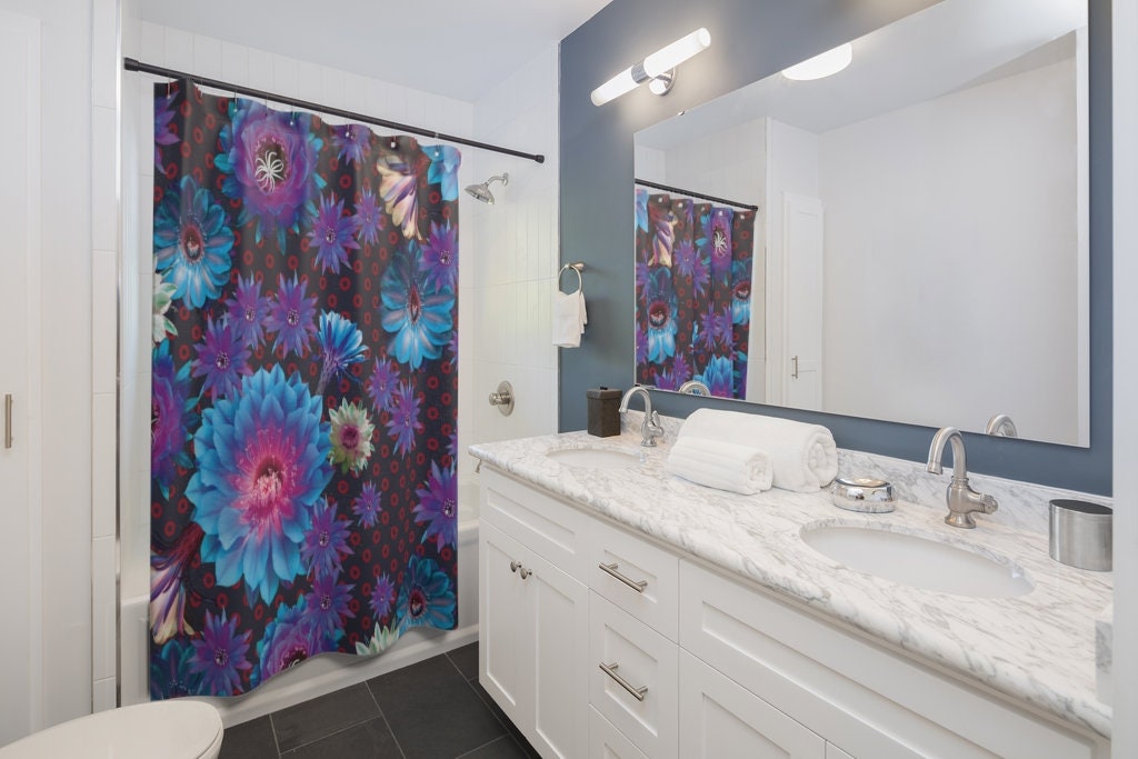 Phish Fan? Get The Fishman Donuts Floral Shower Curtain For A Fun Bathroom