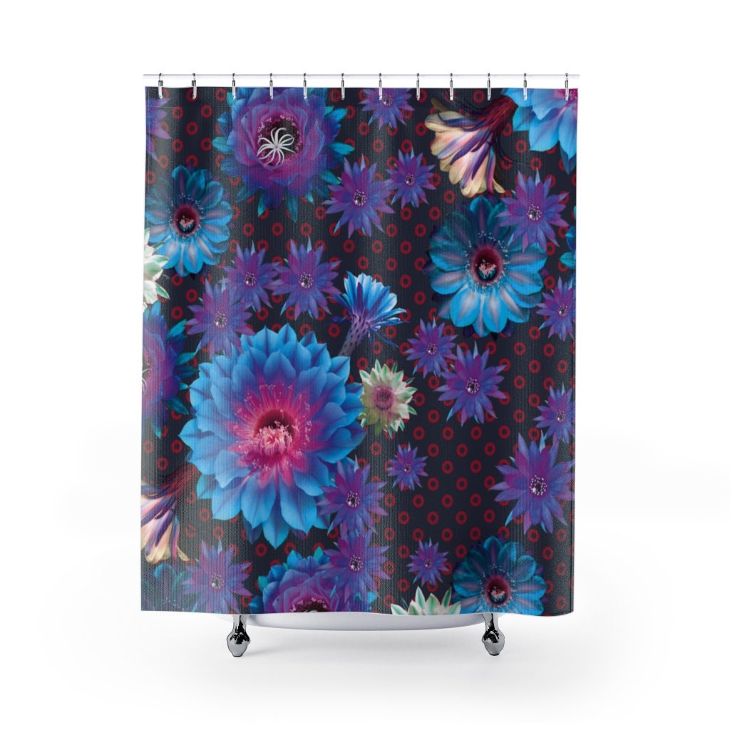 Phish Fan? Get The Fishman Donuts Floral Shower Curtain For A Fun Bathroom