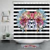 Photography Backdrop With Red Heart Shower Curtain For Bathroom
