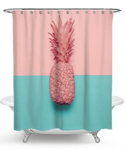 Pineapple Bathroom Shower Curtain