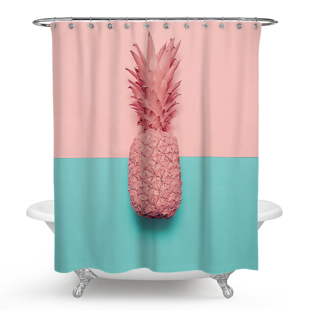 Pineapple Bathroom Shower Curtain