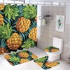 Pineapple Express Shower Curtain, Waterproof Bathroom Decor by Vantaso