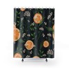 Pineapple Fruit Print Botanical Shower Curtain