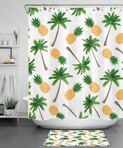 Pineapple Island Shower Curtain