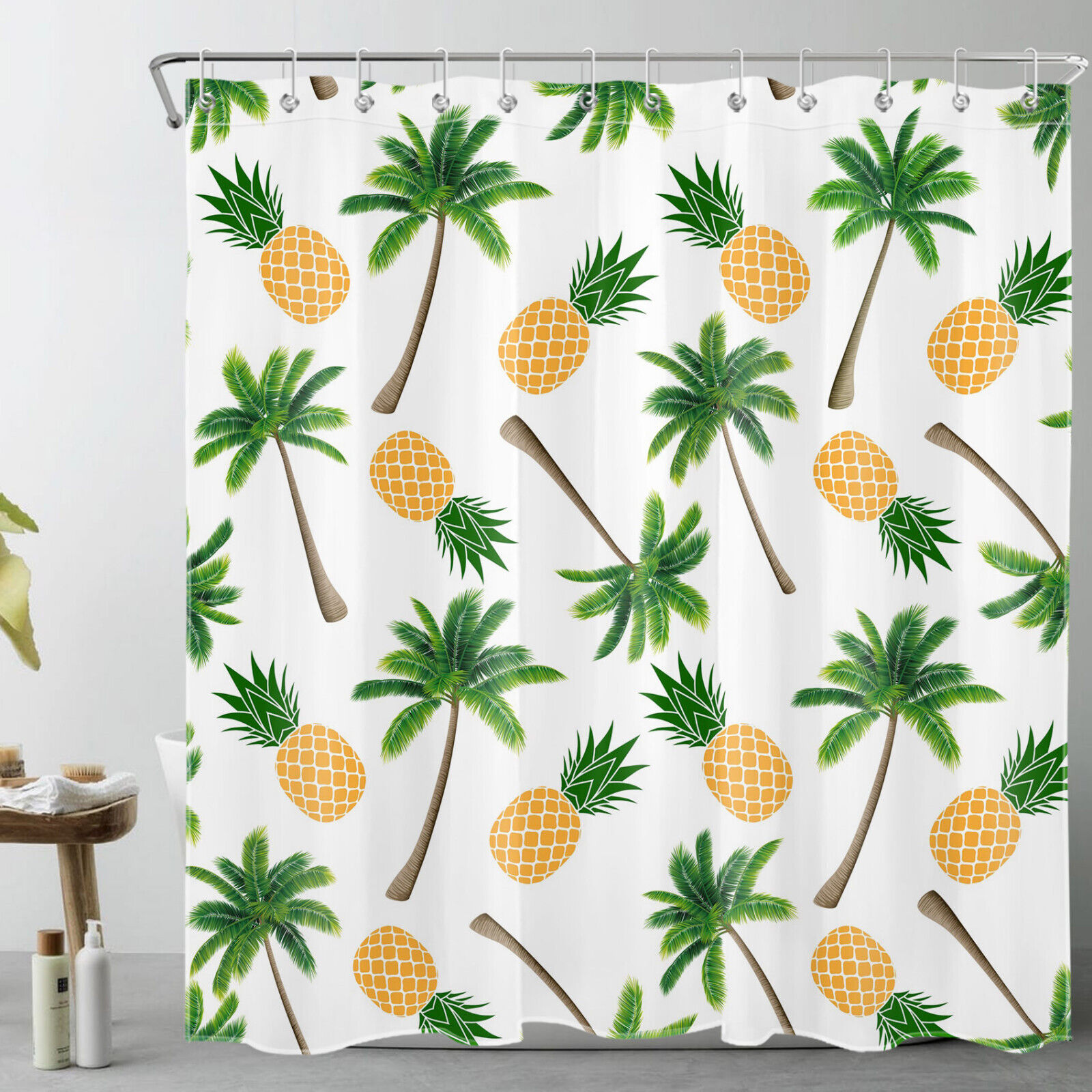 Pineapple Island Shower Curtain - Image 2