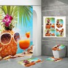 Pineapple Shower Curtain - A Tropical Addition To Your Bathroom