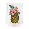 Pineapple Shower Curtain - Aloha Hawaii - Adds A Tropical Touch To Your Bathroom
