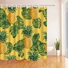 Pineapple Shower Curtain, Juicy and Fun Bathroom Accessory for a Tropical Ambience