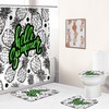 Pineapple Shower Curtain and Bathroom Set 