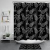 Pineapple Themed Waterproof Fabric Shower Curtain