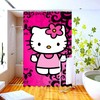 Pink And Red Hearts Waterproof Hello Kitty Shower Curtain To Enhance Your Bathroom Style