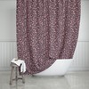 Pink Animal Print Shower Curtain for Glamorous Bathroom Decor
