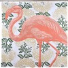 Pink Flamingo Fabric Shower Curtain by Thomas Paul