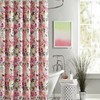 Pink Floral Bellisima Shower Curtain By Jessica Simpson For Chic Bathroom Decor