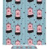 Pink Hawaiian Dance Crown Pig Luxury Shower Curtain