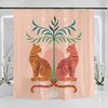 Pink Leopards Shower Curtain for Animal Lovers with Chic Home Decor