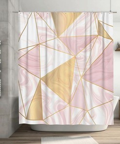 Pink Marble Elegant Gold Geometric Texture Cute Cracked Blocks Stripe Watercolor Paint Texture Modern Unique Women