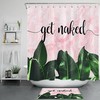 Pink Marble Texture Shower Curtain - Trendy Bathroom Decor