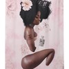 Pink Motivational Black Queen Girl Shower Curtain - Lovely And Modern Bathroom Decor With Colorful And Unique Design