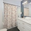 Pink Panther Print Shower Curtain - Pink Leopard Print Unique Design 