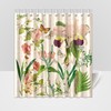 Pink Purple Orchards Floral Collage Shower Curtain For A Vintage Bathroom