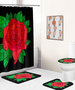 Pink Shower Curtain Cover for a Feminine and Romantic Bathroom