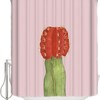 Pink Succulents Shower Curtain For A Chic Bathroom Decor