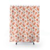 Pink Summer Fruit Fabric Unique and Cool Shower Curtain