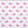 Pink Whale Cute Waterproof Shower Curtain For Bathroom Decor