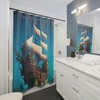 Pirate Adventure Ship Shower Curtain with Unique Design for Bathroom Decor