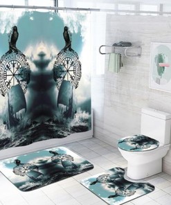 Pirate Ship Viking Shower Curtain - High-quality Bathroom Decor