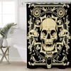 Pirate Skull Grim Reaper Unique Shower Curtain for Bathroom