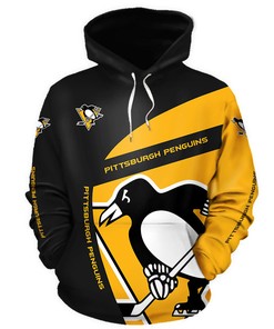 Pittsburgh Penguins Skull Hoodie 3D Gifts For Fans - Official Nhl Merchandise 3D Hoodie