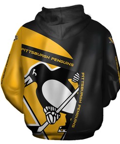 Pittsburgh Penguins Skull Hoodie 3D Gifts For Fans - Official Nhl Merchandise 3D Hoodie