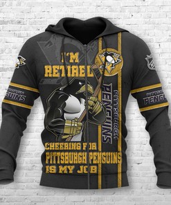 Pittsburgh Penguins Thunder Design Pullover 3D Hoodie - Official Nhl Merchandise