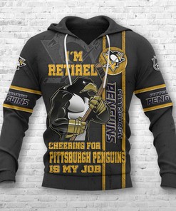 Pittsburgh Penguins Thunder Design Pullover 3D Hoodie - Official Nhl Merchandise