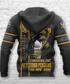 Pittsburgh Penguins Thunder Design Pullover 3D Hoodie - Official Nhl Merchandise