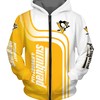 Pittsburgh Penguins Zipper Hoodie Zip Hoodie Pullover - Official Nhl Merchandise 
